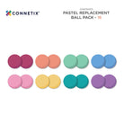 Connetix Pastel Ball Pack – 16pc magnetic ball set in rainbow pastel colours