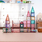 Connetix Pastel Ball Run Pack 106pc – magnetic tile set with curved tubes and pastel colours