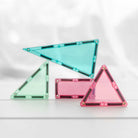 Connetix Pastel Mega Pack 202 Piece Set – flatlay of magnetic tiles available at White Fox & Co New Zealand