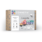 Packaging of Connetix Pastel Transport Pack – 50 Piece magnetic tile set