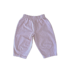 Grown organic cotton kids denim pant posy print detail