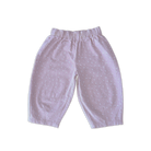 Grown organic cotton kids denim pant posy print detail