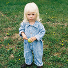 Grown Organic Flow Denim Boilersuit kids NZ