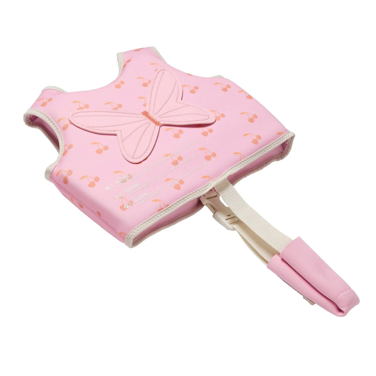 Sunnylife Kids Swim Vest 2–3 Cotton Candy Cherry pink swim vest