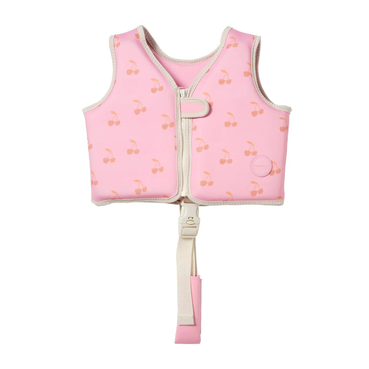 Sunnylife Kids Swim Vest 2–3 Cotton Candy Cherry pink swim vest