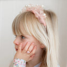 Ava Ballerina Pearl Headband by Lauren Hinkley in gift packaging – children’s accessory and keepsake