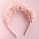 Lauren Hinkley Ava Ballerina Pearl Headband featuring delicate pearl details – crown-inspired hair accessory for kids