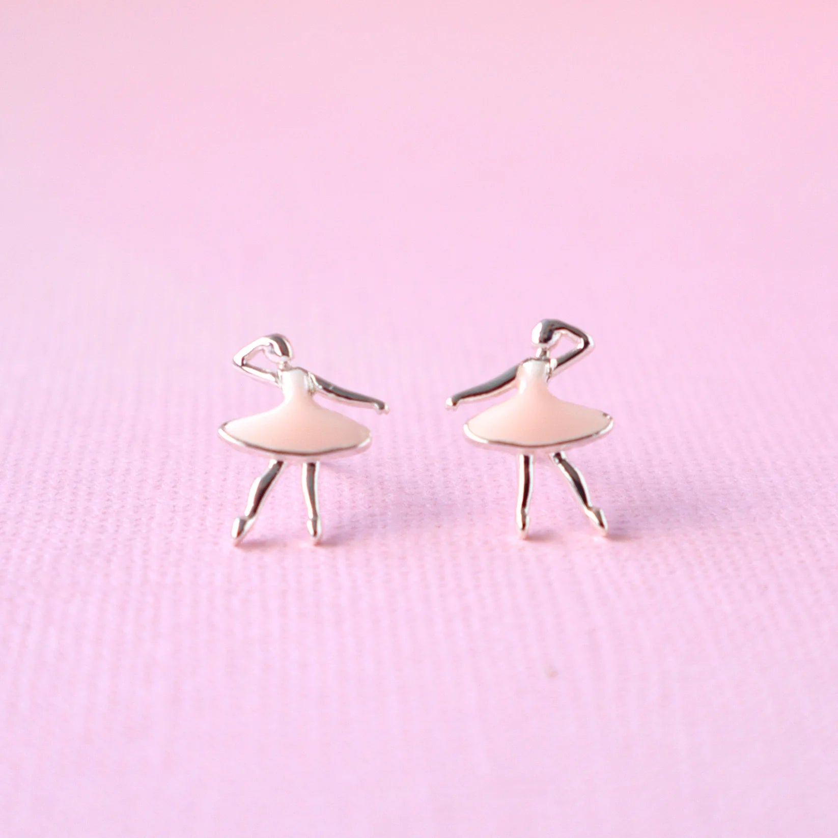 Ballerina Earrings in Lauren Hinkley Ballerina Ring Box – keepsake gift for little dancers and dreamer