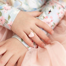 Lauren Hinkley Pink Fantasia Ring with large blush pink heart – adjustable children’s jewellery gift