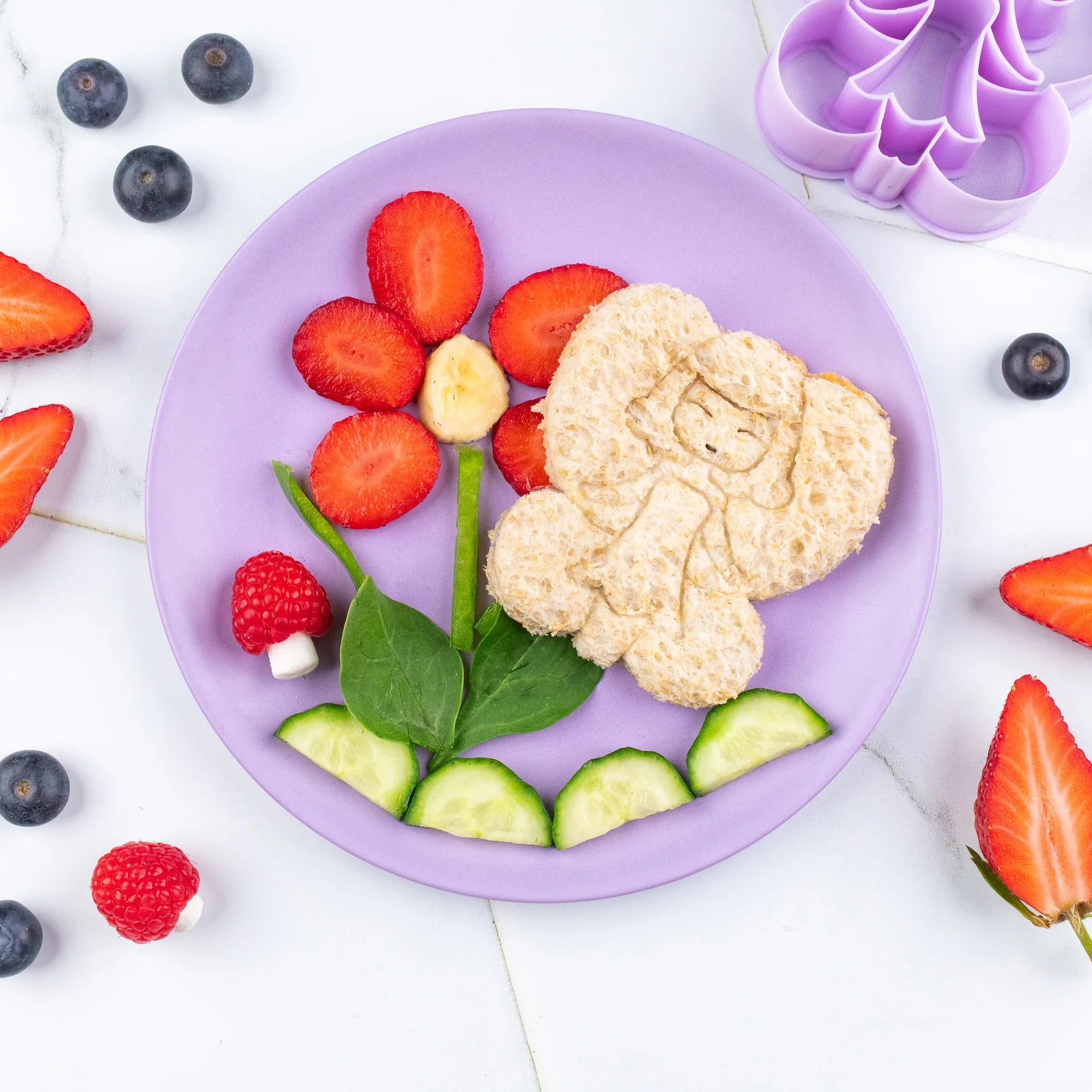 Magical sandwich cutter set for kids’ lunches – fairy theme