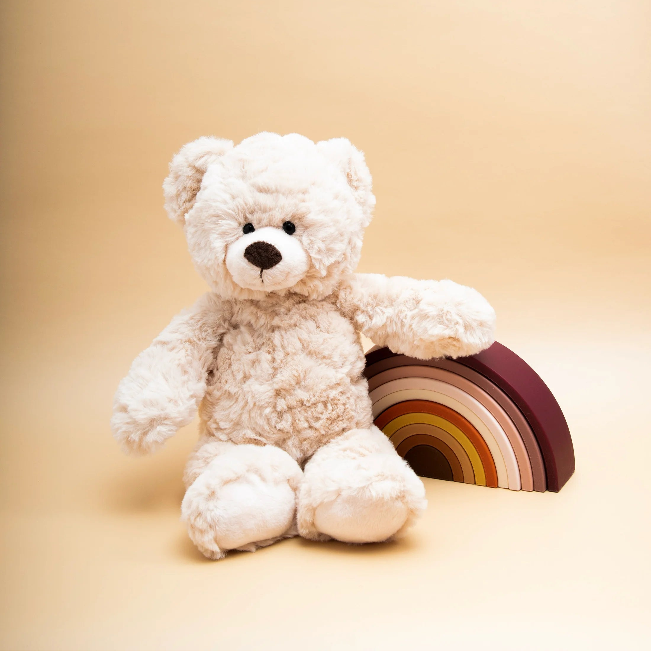 Seated Marshmallow the Bear plush (35 cm)