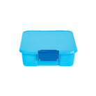 MontiiCo Bento Three lunchbox in Coastal – blue kids lunchbox with three compartments