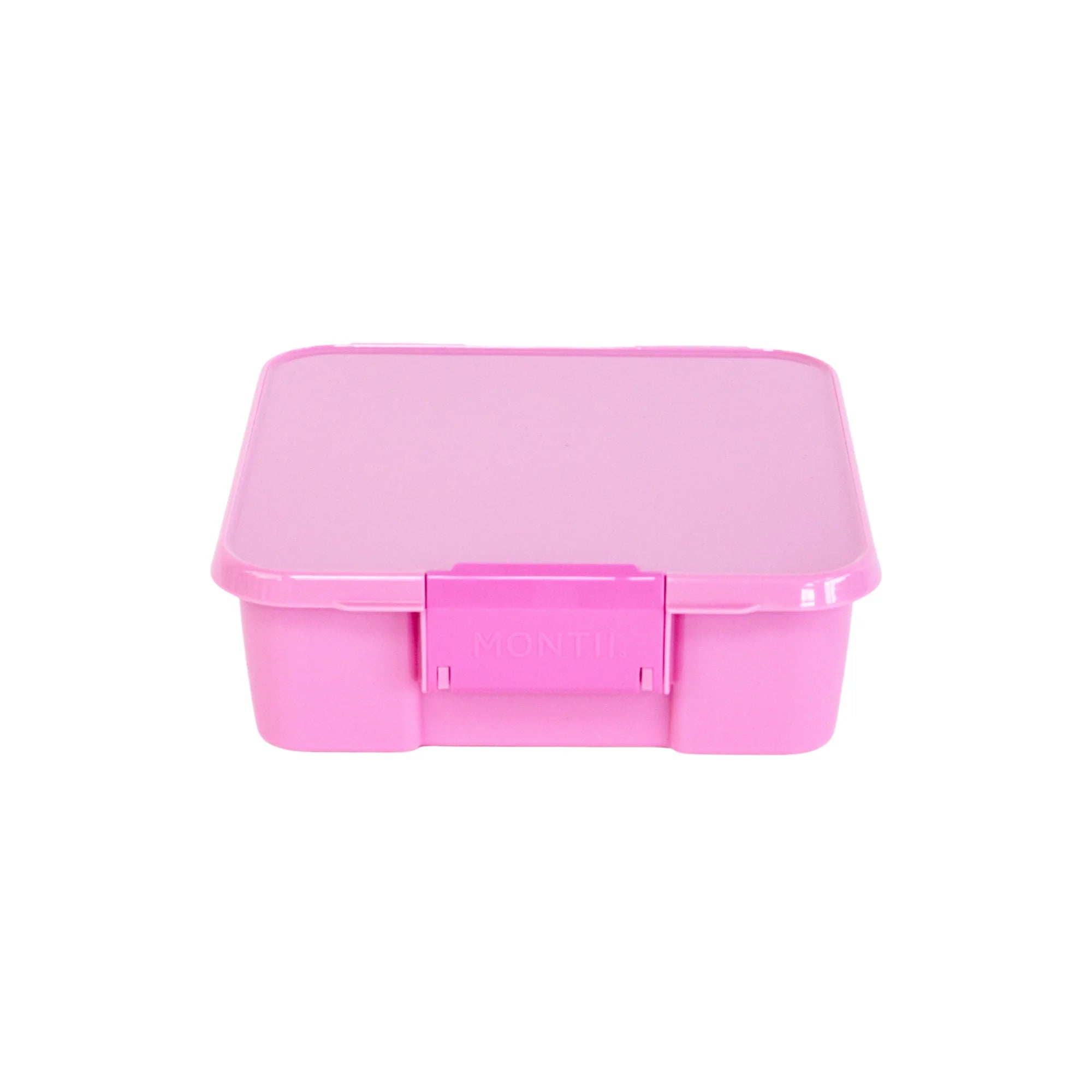 MontiiCo Bento Three lunchbox in Floss – soft blush pink lunchbox for kids with three compartments