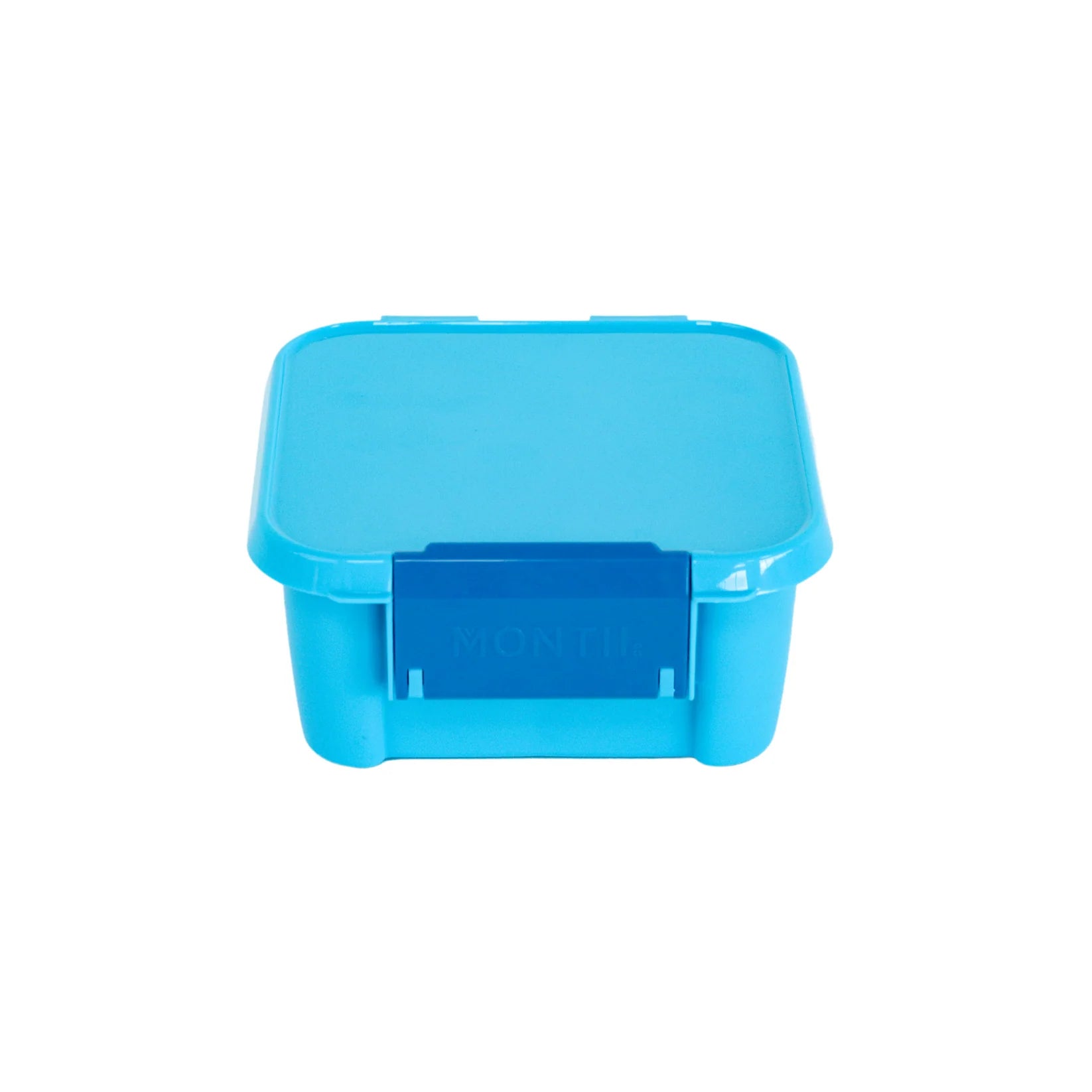 MontiiCo Bento Two Coastal packaging – BPA-free kids lunchbox in blue