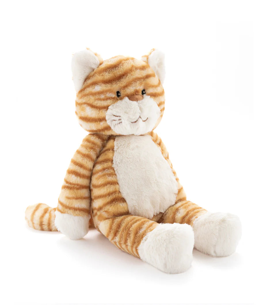 Nana Huchy sitting ginger plush toy cat white fox and co