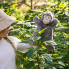 Mani the Monkey Hoochy Coochie showing hand pocket for puppet play