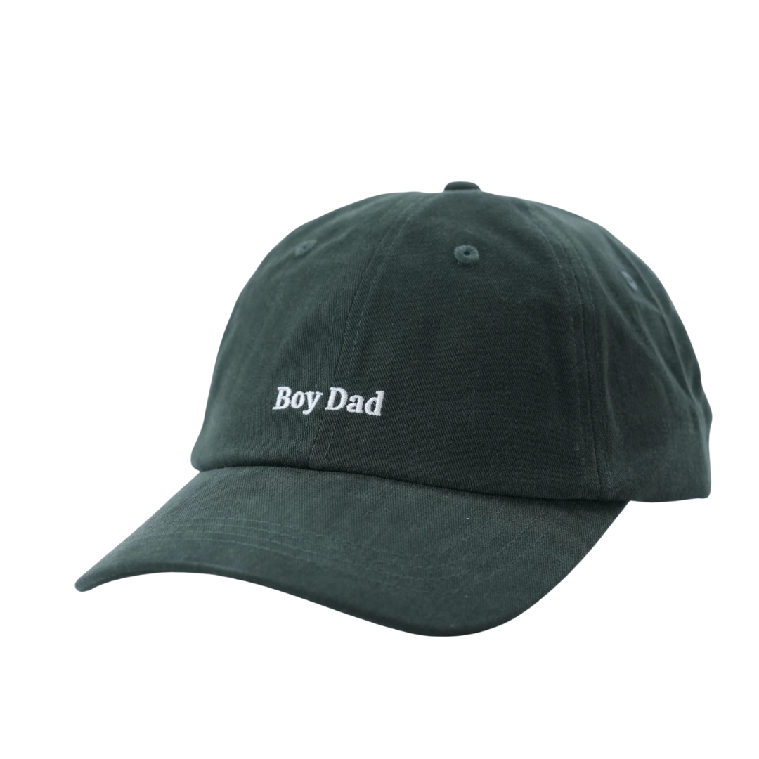 No Sleep Society Boy Dad Cap – Green | NZ Stockist White Fox & Co