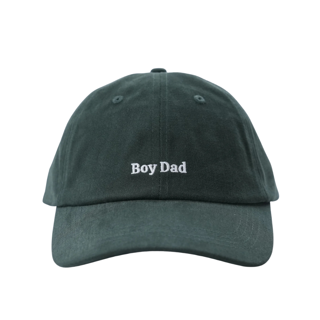 No Sleep Society Boy Dad Cap – Green | NZ Stockist White Fox & Co