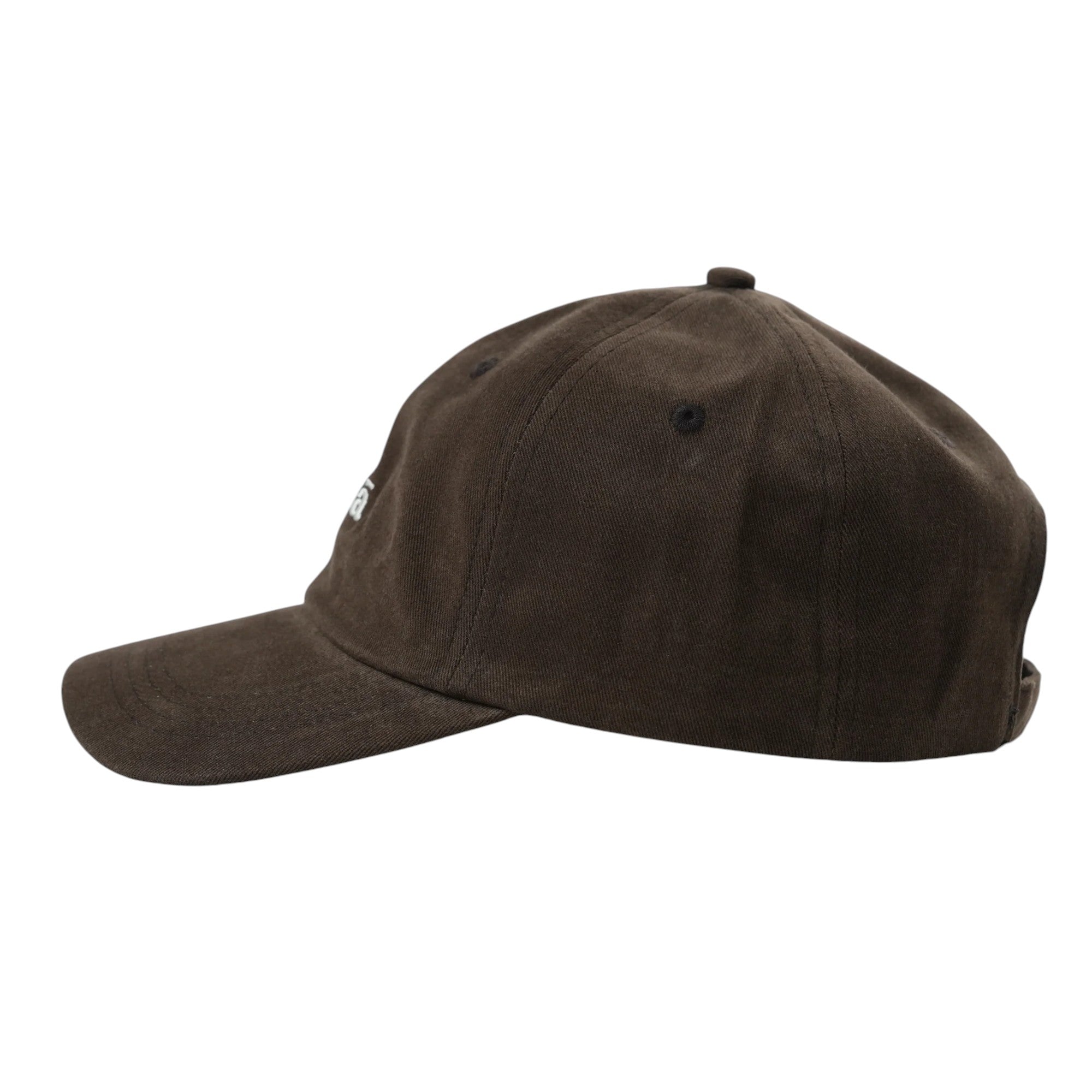 No Sleep Society Mama Cap – Brown with Beige Embroidery | NZ Stockist White Fox & Co