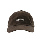 No Sleep Society Mama Cap – Brown with Beige Embroidery | NZ Stockist White Fox & Co
