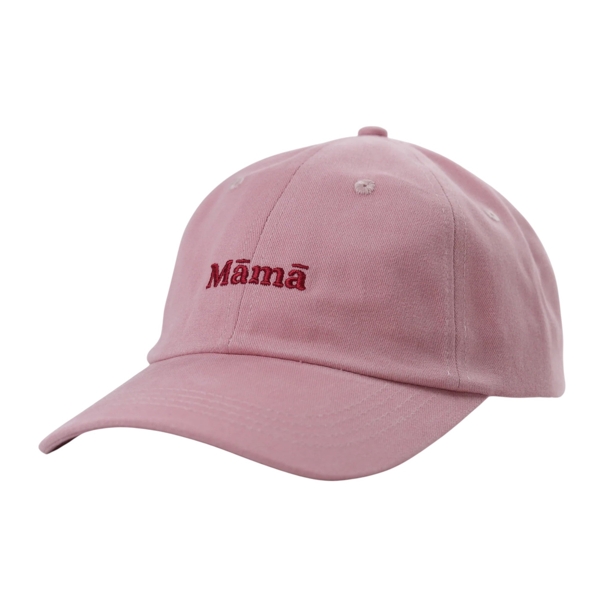 No Sleep Society Mama Cap – Pink with Red Embroidery | NZ Stockist White Fox & Co