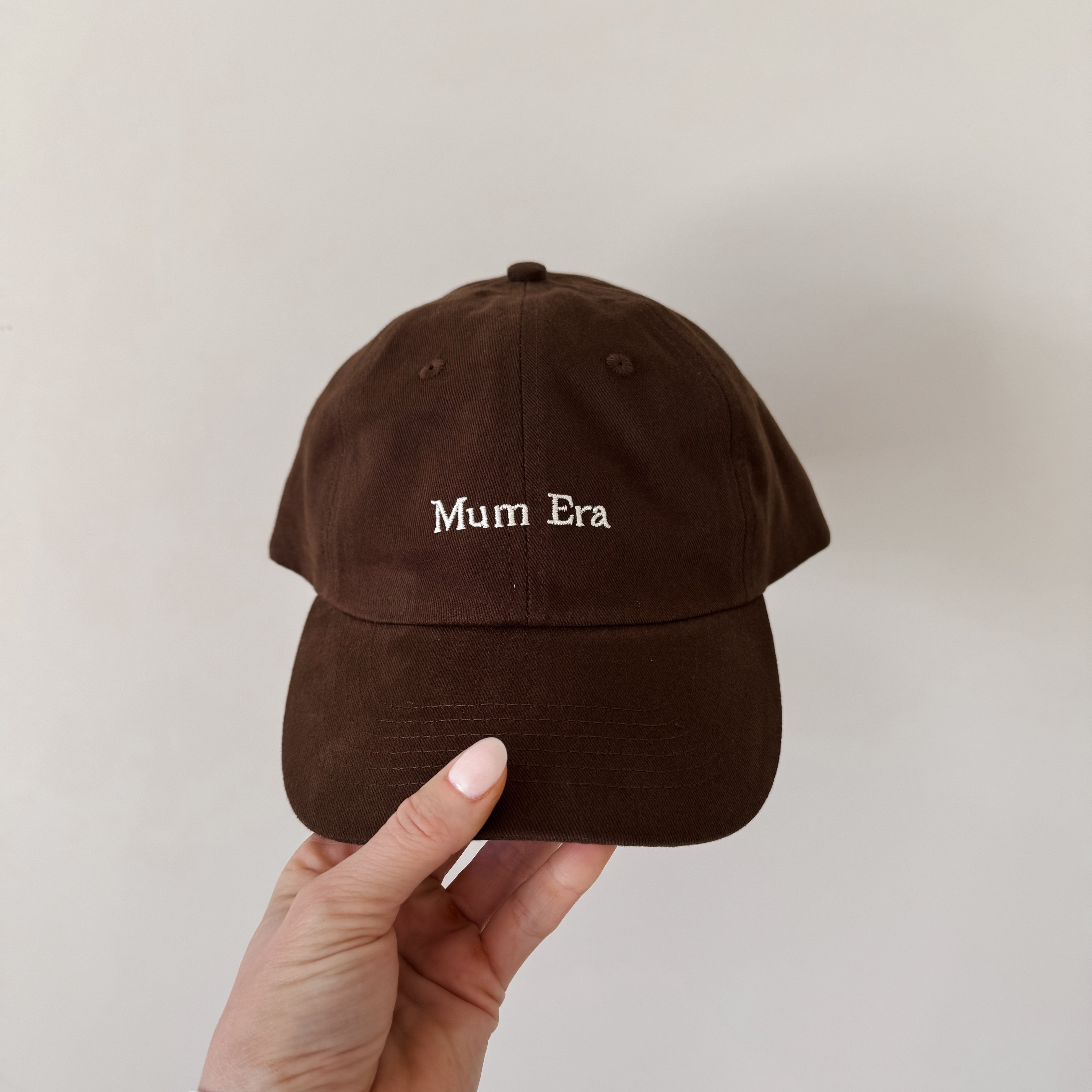 No Sleep Society Mum Era Cap – Brown | NZ Stockist White Fox & Co