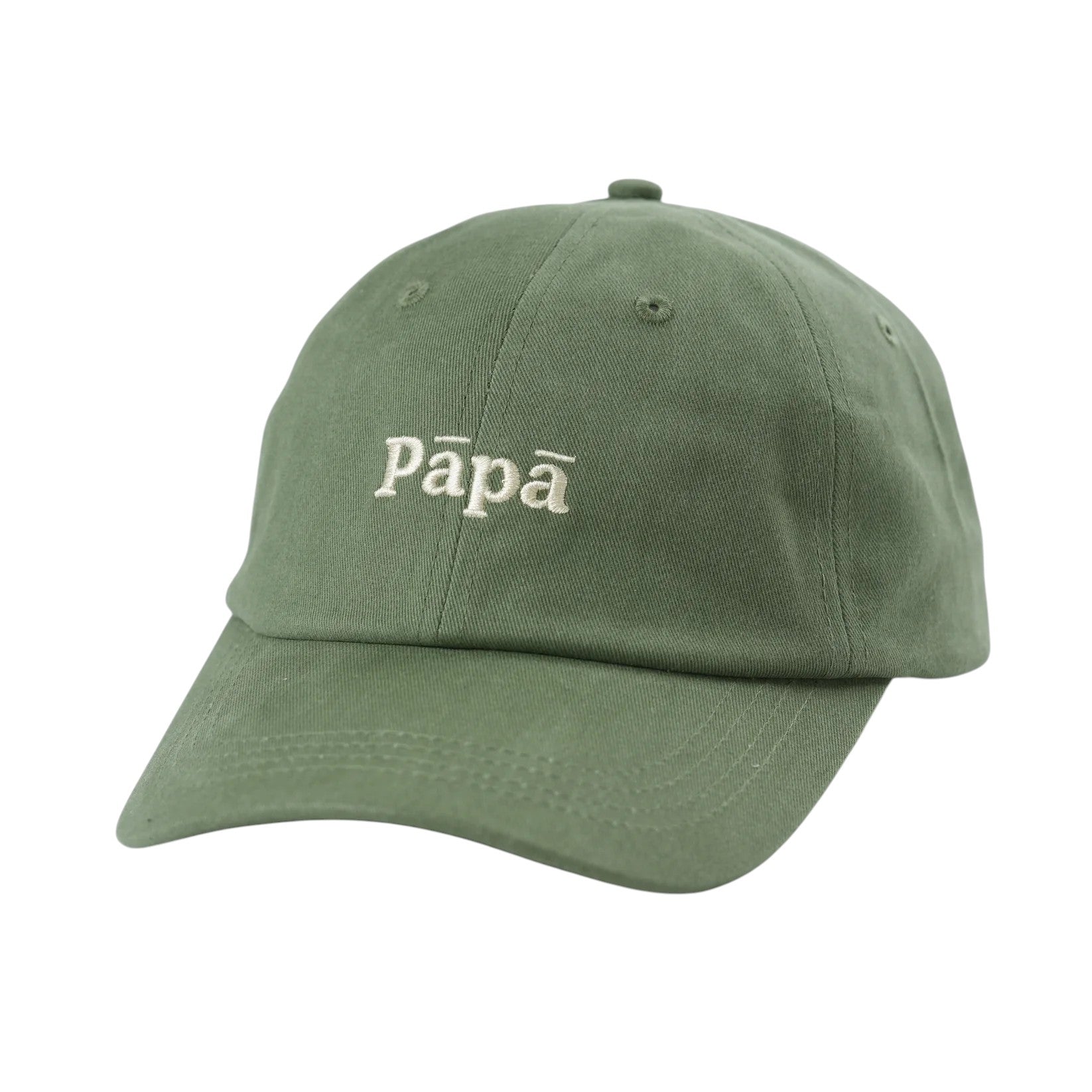 No Sleep Society Papa Cap – Green with White Embroidery | NZ Stockist White Fox & Co