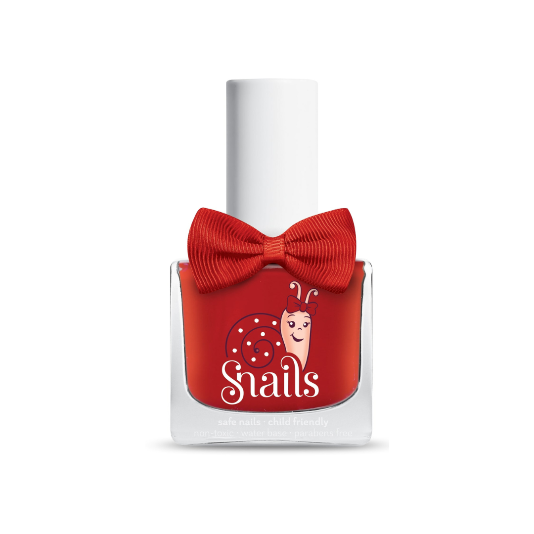 Snails kids nail polish in Love Is dark fuchsia pearl – safe, washable, non-toxic, vegan, 10.5ml – White Fox & Co NZ