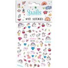 Snails nail stickers unicorn rainbow designs – unicorns, rainbows, safe & easy peel-and-stick – White Fox & Co NZ