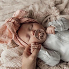Mae + Rae | Topknot Brodiere | Dusty Pink | White Fox & Co