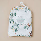 Snuggle Hunny Kids | Bassinet Sheet | Eucalypt | White Fox & Co