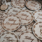 Hello Fern | Wooden Milestone Discs | Wooden Milestone Cards | White Fox & Co
