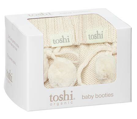 Toshi | Organic Booties | Cream | White Fox & Co