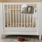 3 Little Crowns | Cot Organiser | Grey | White Fox & Co