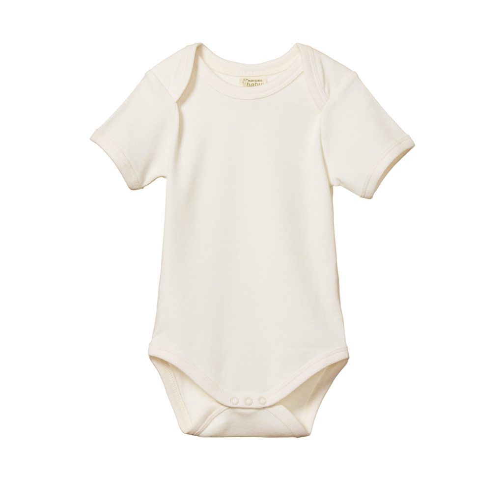Nature Baby | Short Sleeve Bodysuit | Cotton | White Fox & Co