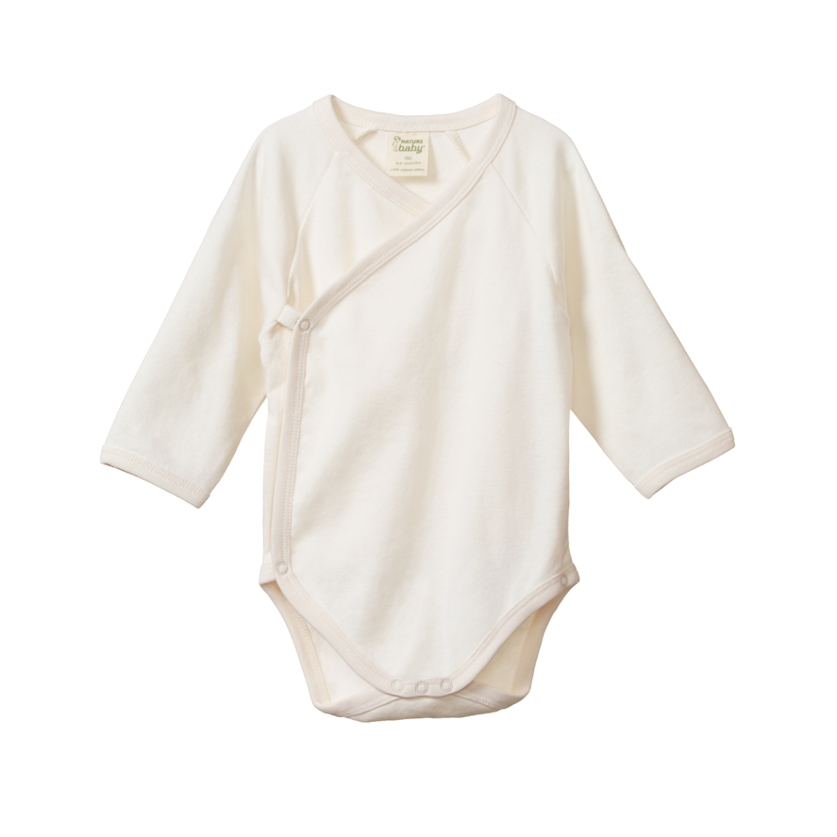 Nature Baby Kimono Bodysuit | Natural | White Fox & Co